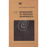 Introducere in filologia romaneasca