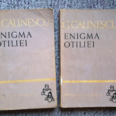 Enigma Otiliei, George Calinescu, Vol I si II, ed Tineretului 1965