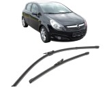 Cumpara ieftin Set stergatoare auto OPEL CORSA D (S07) 2006-2014, pentru parbriz, Valeo Silencio Xtrm