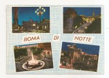 FA114 -Carte Postala- ITALY - Roma di notte , circulata 1968