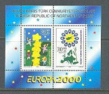 CIPRU TURC 2000 EUROPA CEPT, Nestampilat