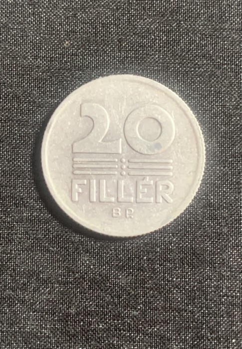 Moneda 20 filler 1982 Ungaria