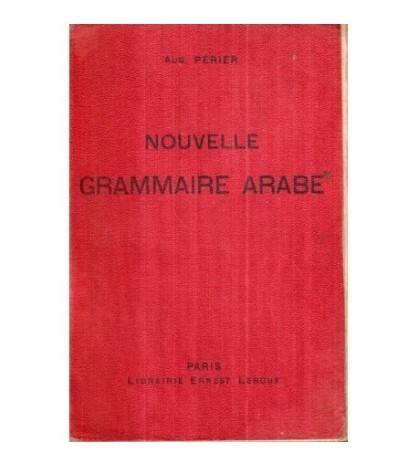 Aug. Perier - Nouvelle grammaire arabe - 122161