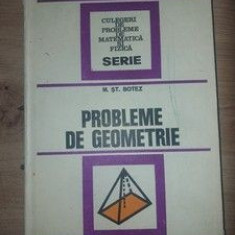 Probleme de geometrie- M. St. Botez