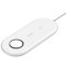 Incarcator Retea Wireless Totu Design CACW-028, Pentru Apple iPhone / iWatch / AirPods, Quick Charge, 12W, Alb