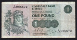 Scotia 1 Pound Clydesdale Bank serie 986672 1979