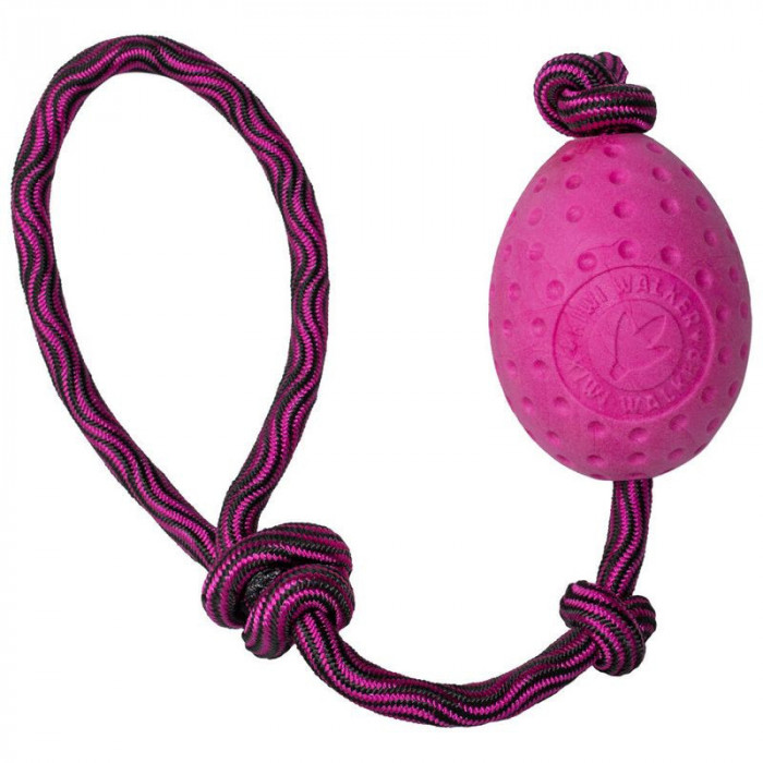 Jucărie pentru c&acirc;ini Kiwi Walker EGG MAXI roz