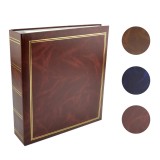 Album foto Classic 23x28 cm, 50 pagini albe autoadezive, tip caiet mecanic - Maro, ProCart