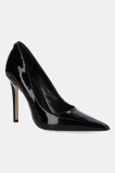MICHAEL Michael Kors stilettos de piele Elyse culoarea negru, 40F5EYHP1A.001