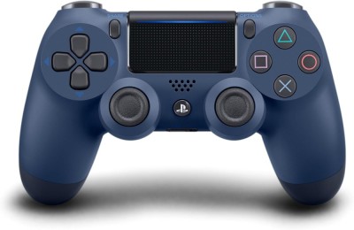 Controller Sony Wireless Dualshock Playstation 4, Albastru Cu Negru PlayStation 4, Second-Hand foto