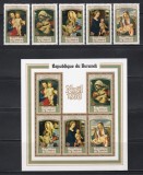 Burundi 1979 - Crăciun (1978) - Picturi de Rubens, Bellini, Tiepolo, s.a., Serie + Bloc, MNH
