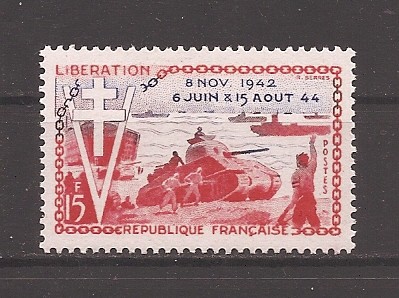 Franta 1954 - Ziua Z, MNH foto