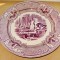 B456-I-Farfurie Anglia portelan veche Kardif &amp; Swansea Primavesi &amp; Son.