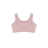 Cumpara ieftin Bustiera din bumbac pentru dama, cu bretele groase, 46720, Roz