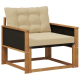 vidaXL Set de canapele de exterior Lemn solid de Acacia și Textilene 3438881