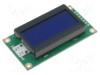 Afişaj LCD alfanumeric STN 8x2 albastru RAYSTAR OPTRONICS