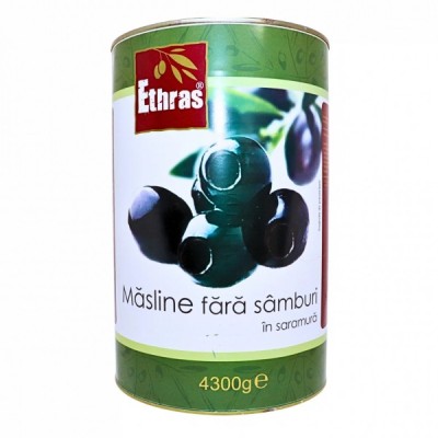 Masline negre fara samburi in saramura Ethras 2kg MGR28969 foto