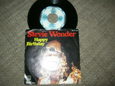 Stevie Wonder - Happy Birthday 1981, Disc vinil single 7&amp;#039;&amp;#039; foto
