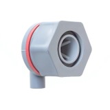 Ventil plastic pentru galeata alaptare vitei miei iezi cu tetina, previne reflux lapte, compatibil 8L 10L