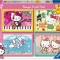 PUZZLE HELLO KITTY BUMPER PACK 4X100