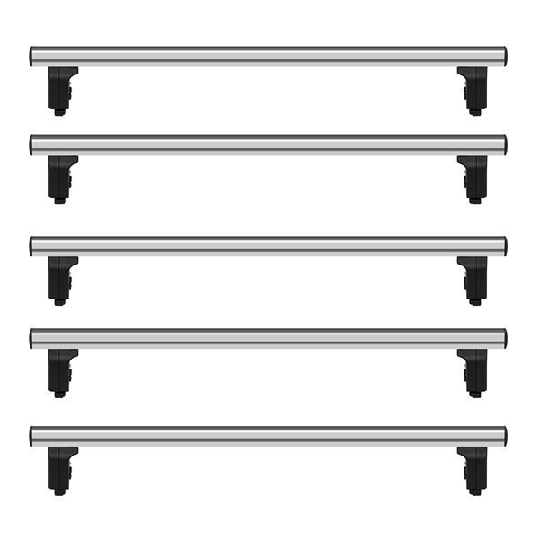 Bare transversale Volkswagen Crafter II, model 2017+, L2,L3,L4,L5 - H2,H3,H4, aluminiu, Menabo Professional