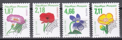 Franta 1998 - Flori - Pre-anulate, MNH foto