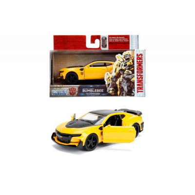 Masinuta metalica Transformers 2016 Chevy Camaro, imprimat Bumblebee, 15 cm foto