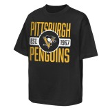Pittsburgh Penguins tricou de copii NHL Shot Speed Short Sleeve Elevated - 170&ndash;176 cm (14&ndash;16 ani)