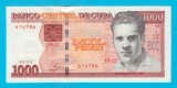 Bancnotă Cuba (pick 132) 1000 Pesos 2010 UNC serie: 614786
