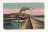 FA8 - Carte Postala - ITALIA - Catania, Molo con vista dell&#039; Etna, necirculata, Fotografie