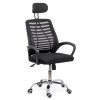 SCAUN DE BIROU DIN MESH SI TETIERA OFF 335 NEGRU