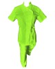 Costum Medical Pe Stil, Verde Lime, Model Andreea - 4XL, L