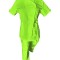 Costum Medical Pe Stil, Verde Lime, Model Andreea - 4XL, L