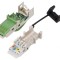 Mufă RJ45 Ecranată Aurită Cat 5 8p8c 5.5-8.5mm