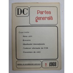 DC - DOCUMENTARE CURENTA - PARTEA GENERALA , NR. 2 , 1968