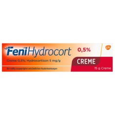 Crema de Corp, FeniHydrocort, 0.5% Hidrocortizon, Calmeaza Iritatiile si Mancarimile Pielii, 15g foto