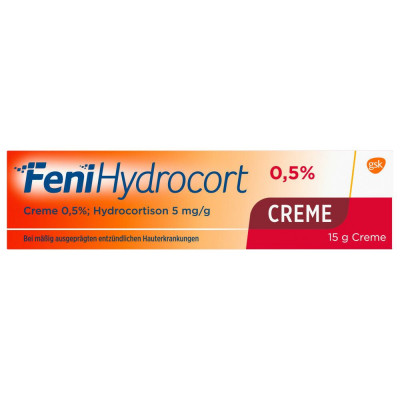 Crema de Corp, FeniHydrocort, 0.5% Hidrocortizon, Calmeaza Iritatiile si Mancarimile Pielii, 15g foto