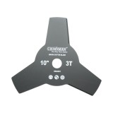 Disc pentru motocoasa cu 3 dinti, 254 x 25,4 mm, otel carbon Crownman