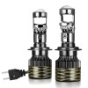 Set 2 x Becuri auto LED H7, canbus, lupa, 400W/set