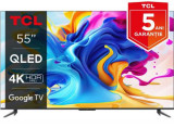 Cumpara ieftin Televizor QLED TCL 139 cm (55inch) 55C645, Ultra HD 4K, Smart TV, Google TV, WiFi, CI+
