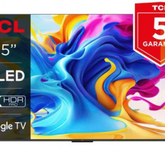 Televizor QLED TCL 139 cm (55inch) 55C645, Ultra HD 4K, Smart TV, Google TV, WiFi, CI+