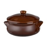 Vas de Ceramică cu Capac pentru Cuptor - 380ml, CMCLASS