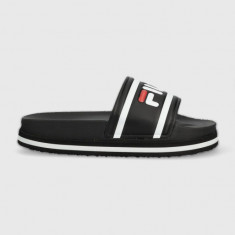 Fila papuci Morro Bay Zeppa femei, culoarea negru