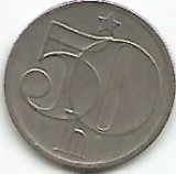No(2) moneda-Cehoslovacia 50 haleru 1978