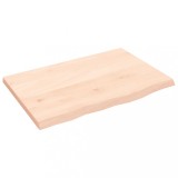Cumpara ieftin Polita de perete, 60x40x2 cm, lemn masiv de stejar netratat