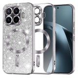 Husa Xiaomi 17T Pro Glitter MagSafe Argintie Asteroid GSM Luxury