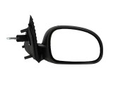 Oglinda exterioara Peugeot 406 (8_) (Sedan + Combi) 10.1995-03.1999 partea dreapta BestAutoVest crom convex carcasa neagra reglare manuala prin cablu