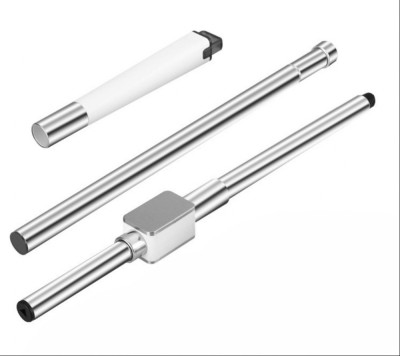 Tija inox Dreamramp pentru galeata ovala, 3 piese , gri. foto