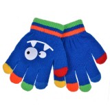 Mănuși Copii, Model Z&acirc;mbet, Multicolor, V&acirc;rstă 2-5 Ani