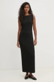 Pedro del Hierro rochie culoarea negru, maxi, mulată, 6198622